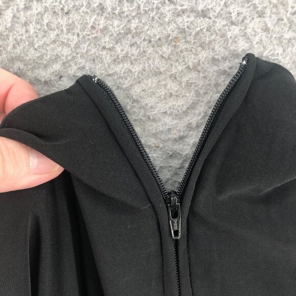 BISOU BISOU Dress Womens 22W Plus Black Sheath Pleated Cut Out Chain Travel Knit - Picture 5 of 13